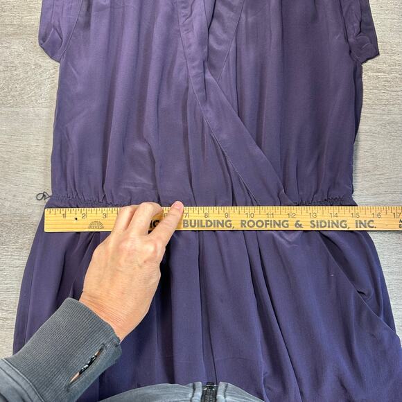 Aritzia Babaton Silk Jumpsuit Silk Large Suplice Neckline - Picture 12 of 14